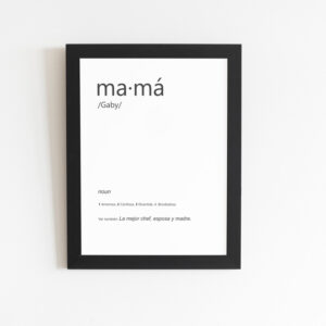 Diccionario mamá